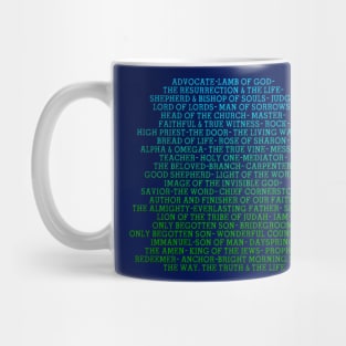 Names of Jesus Mug